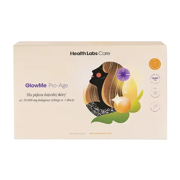 Kolagen z ryb dorszowatych 1000mg + Witamina C 400mg + Hialuronian sodu 50mg 15 szt. [HealthLabs] - Health Labs Care