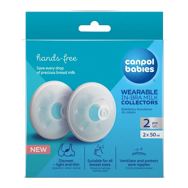 Kolektory muszlowe do mleka 2 szt. [Canpol Babies] - Canpol Babies