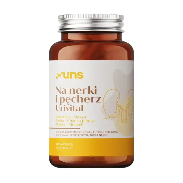 Kompleks ekstraktów roślinnych na nerki i pęcherz 60 kapsułek [Uns] - Uns