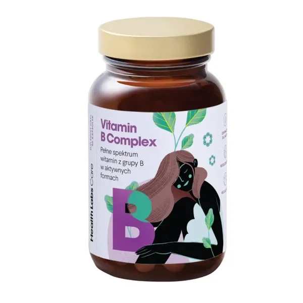 Kompleks witamin B 60 kapsułek [Health Labs Care] - Health Labs Care