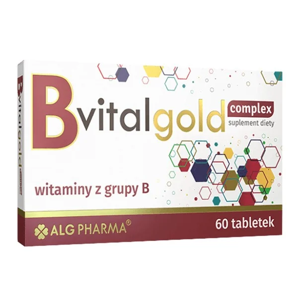 Kompleks witamin B 60 tabletek [Alg Pharma] - Alg Pharma