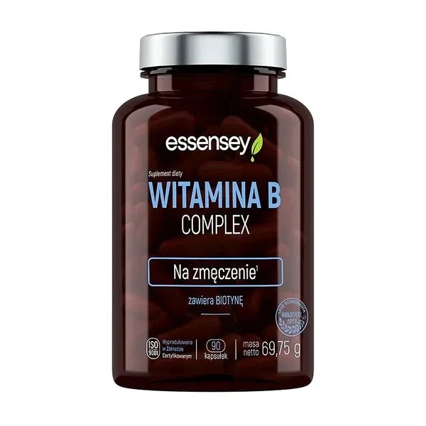 Kompleks witamin B 90 kapsułek [Essensey] - Essensey