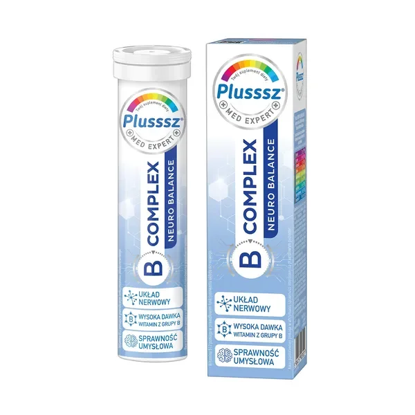 Kompleks witamin B z koenzymem Q10 20 tabletek [Plusssz] - Plusssz