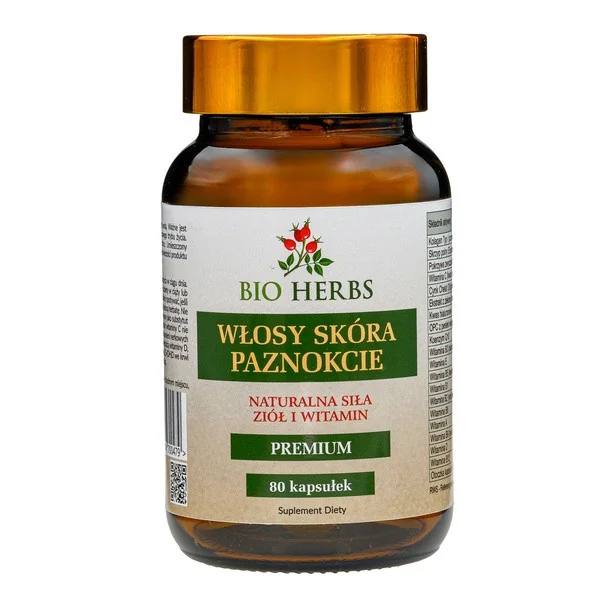 Kompleks Włosy Skóra Paznokcie 80 kapsułek [My Herbs] - My Herbs