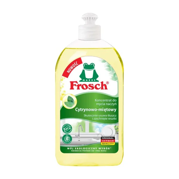 Koncentrat do mycia naczyń cytrynowo-miętowy 500ml [Frosch] - Frosch