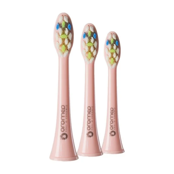 Końcówki do szczoteczek sonicznych pink 3 szt. [Oromed] - Oromed