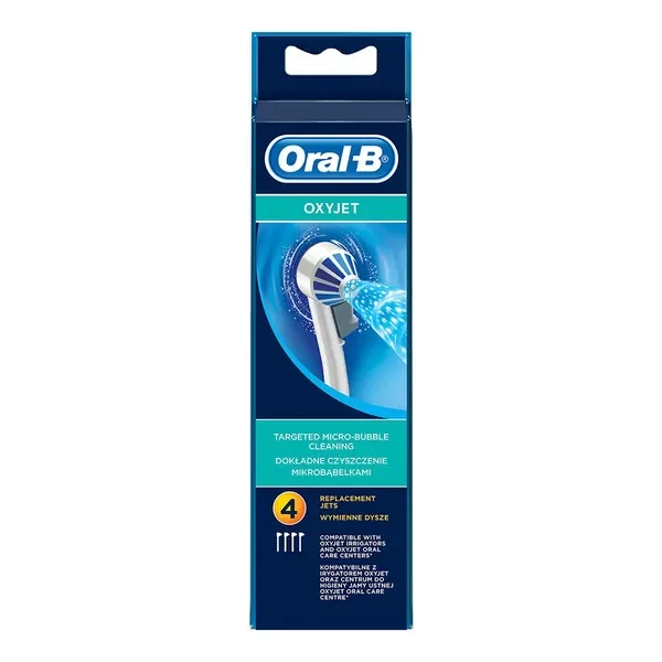 Końcówki wymienne do irygatora OxyJet 4 szt. [Oral-B] - Oral-B