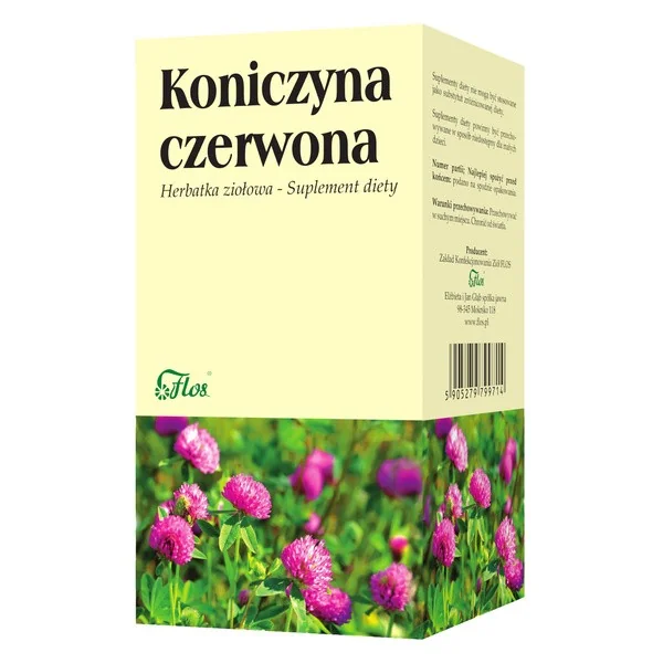 Koniczyna czerwona herbatka ziołowa 25 saszetek [Flos] - Flos