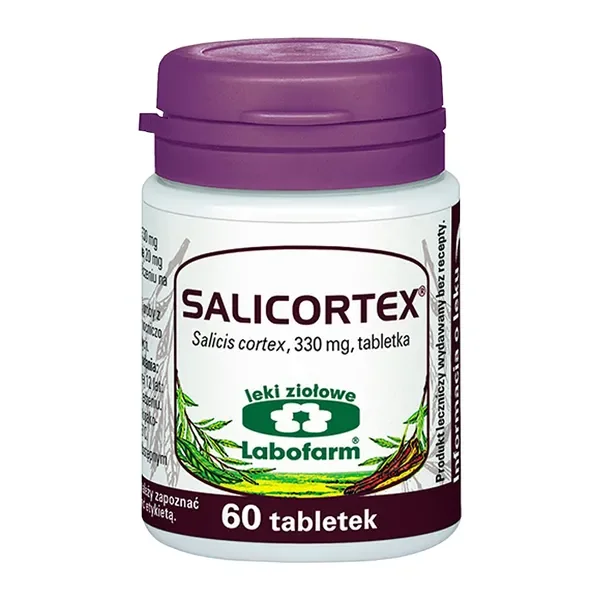 Kora wierzby 330 mg 60 tabletek [Salicortex] - Salicortex