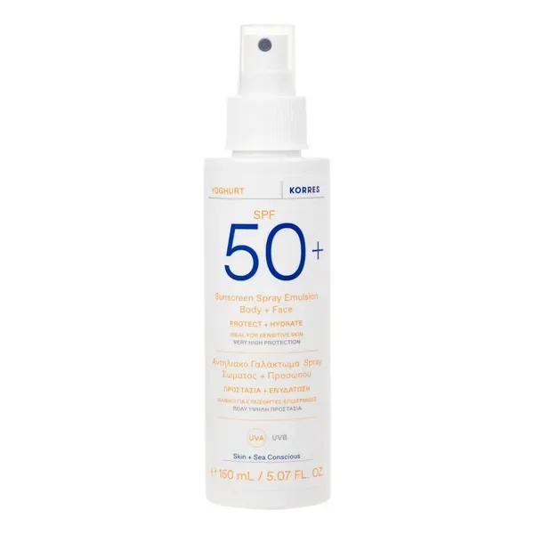 Korres Yoghurt spray do ciała i twarzy SPF50+ 150ml - Korres