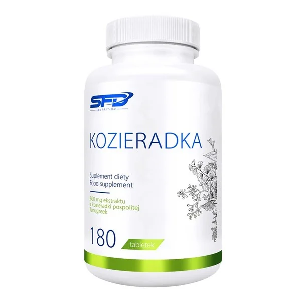 Kozieradka 600 mg 180 tabletek [SFD] - SFD nutrition