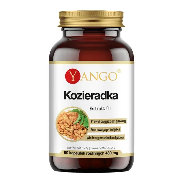 Kozieradka ekstrakt 10:1 390 mg 90 kapsułek [Yango] - Yango