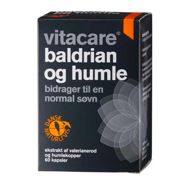 Kozłek + Chmiel 113mg + 80mg 60 kapsułek [Vitacare] - Vitacare