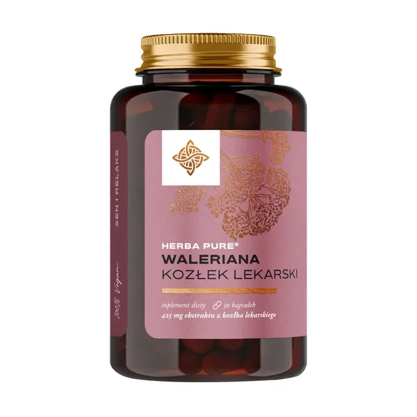 Kozłek lekarski 425 mg 30 kapsułek [Herba Pure] - Herba Pure