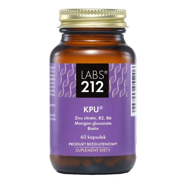 KPU Kompleks witamin B + Cynk + Mangan 60 kapsułek [LABS212] - LABS212