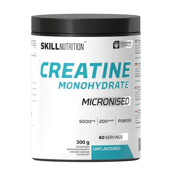Kreatyna monohydrat 5000 mg 300 g [Skill Nutrition] - Skill Nutrition