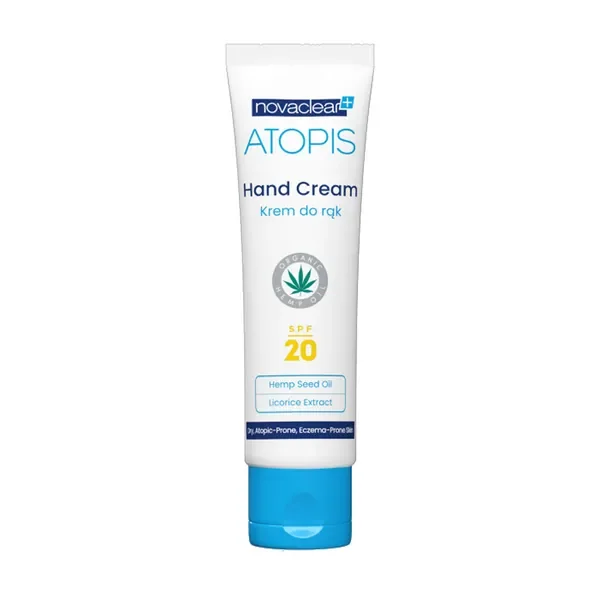 Krem do rąk z organicznym olejem z konopii SPF 20 50ml [Novaclear] - Novaclear