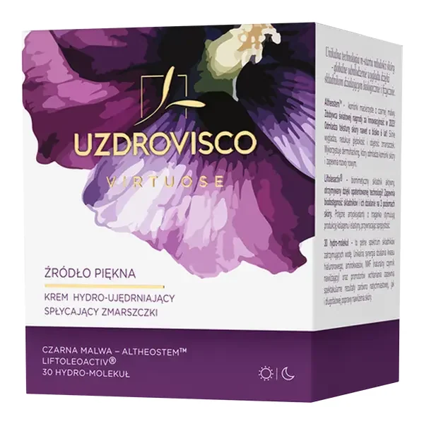 Krem hydro-ujędrniający spłycający zmarszczki 50ml [Uzdrovisco Virtuose] - Uzdrovisco