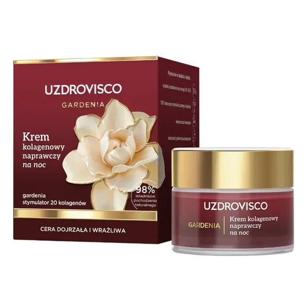 Krem kolagenowy naprawczy na noc 50ml [Uzdrovisco] - Uzdrovisco