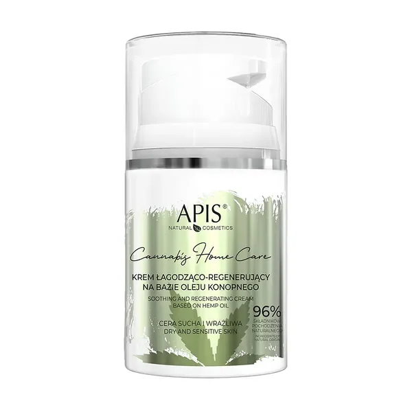 Krem łagodząco-regenerujący na bazie oleju konopnego 50ml [Apis] - Apis