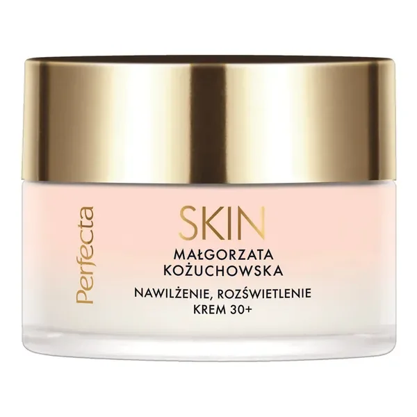 Krem nawilżająco-rozświetlający na dzień/noc 30+ 50ml [Perfecta] - Perfecta