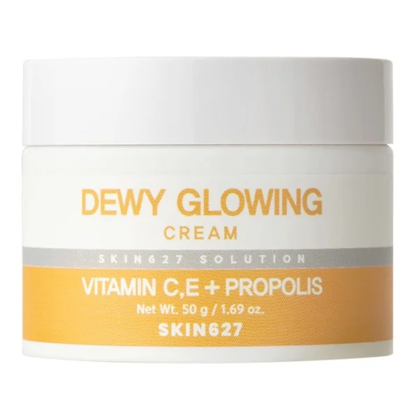 Krem nawilżająco-rozświetlający z propolisem i witaminą C 50g [SKIN627] - SKIN627