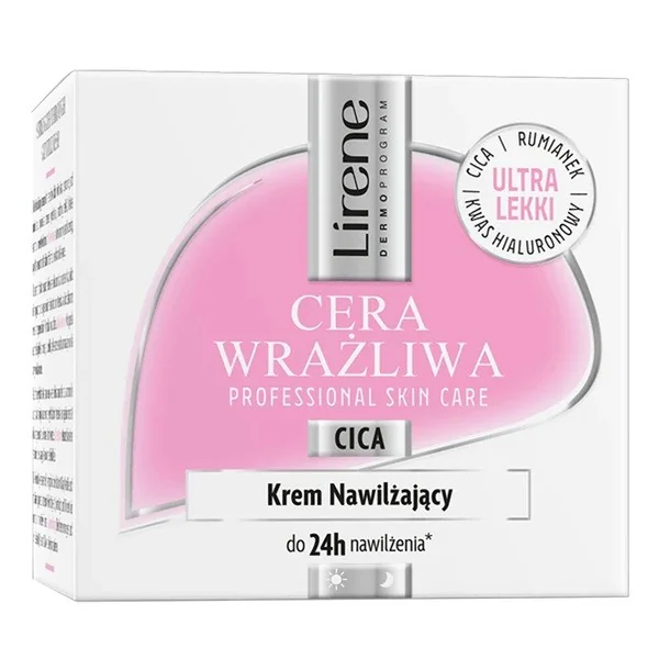 Krem nawilżający Cera Wrażliwa 50ml [Lirene] - Lirene