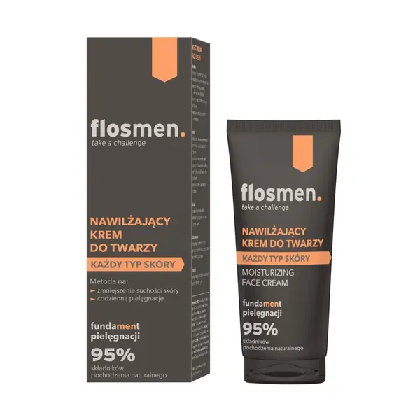 Krem nawilżający do twarzy 50ml [Flosmen] - Flosmen