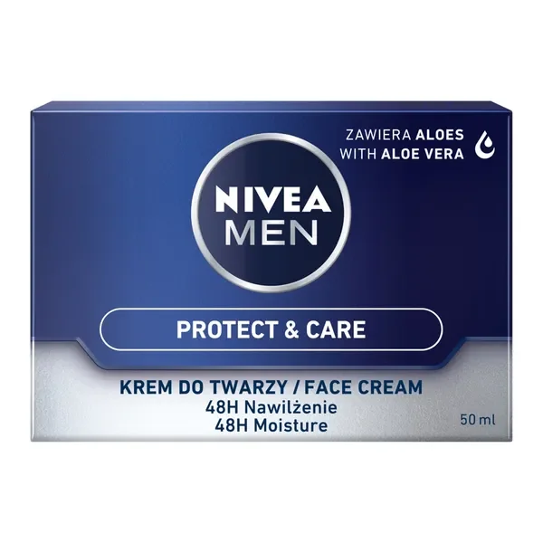 Krem nawilżający do twarzy Protect & Care 50ml [Nivea Men] - Nivea