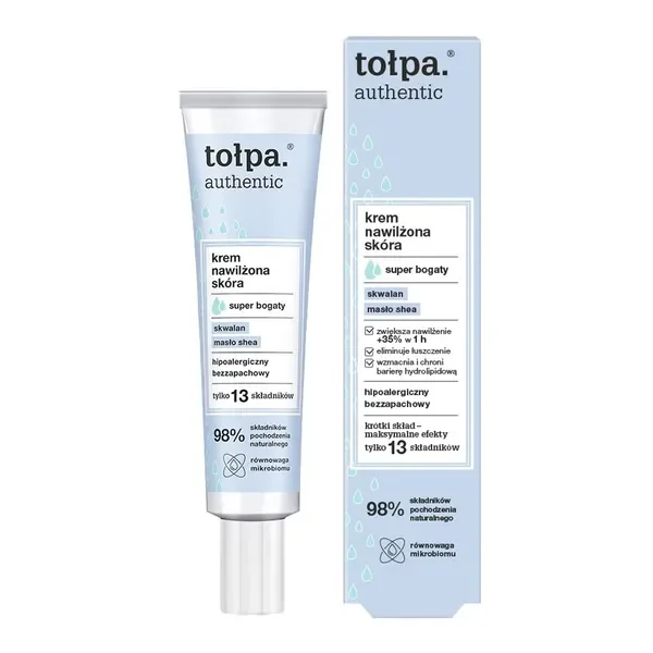 Krem nawilżający super bogaty 40ml [Tołpa Authentic] - Tołpa