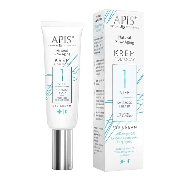 Krem pod oczy STEP 1 Świeżość i Blask 15ml [Apis Natural Slow Aging] - Apis