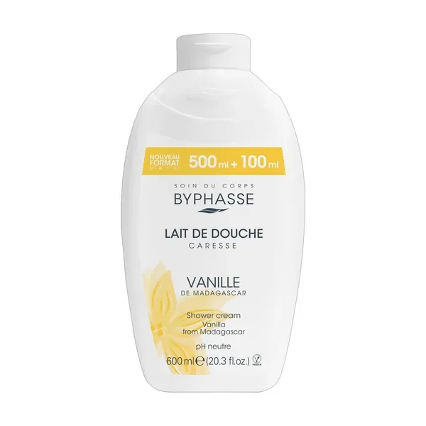 Krem pod prysznic z ekstraktem z wanilii 600ml [Byphasse] - Byphasse