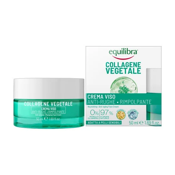 Krem przeciwzmarszczkowy wypełniający z kolagenem roślinnym 50ml [Equilibra] - Equilibra
