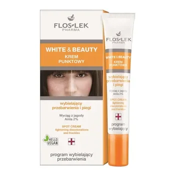 Krem punktowy wybielający przebarwienia i piegi 20ml [Flos-Lek Pharma White&Beauty] - FLOSLEK Sp. z o o.