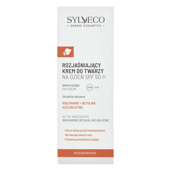 Krem rozjaśniający do twarzy na dzień SPF 50 50ml [Sylveco Dermo] - Sylveco Dermo
