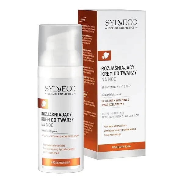 Krem rozjaśniający do twarzy na noc 50ml [Sylveco Dermo] - Sylveco Dermo