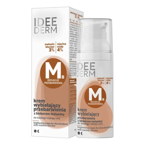 Krem wybielający przebarwienia z blokerem melaniny 50ml [IDEE DERM] - IDEE DERM