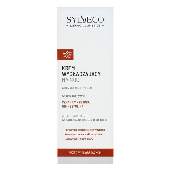 Krem wygładzający na noc przeciw zmarszczkom 50ml [Sylveco Dermo] - Sylveco Dermo