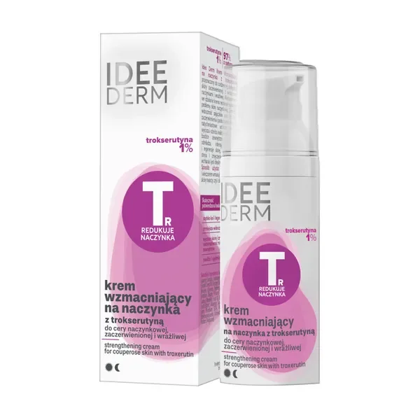 Krem wzmacniający na naczynka z trokserutyną 50ml [IDEE DERM] - IDEE DERM