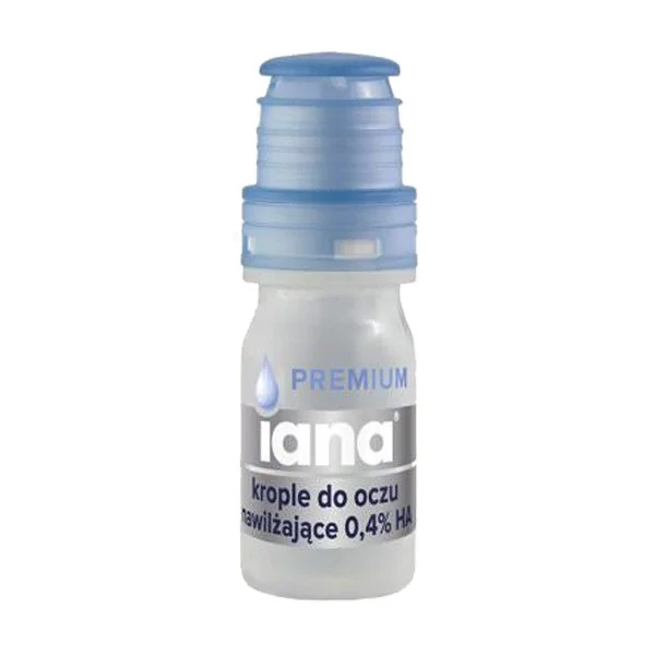 Krople do oczu z kwasem hialuronowym 0,4% 10ml [Iana Premium] - Iana