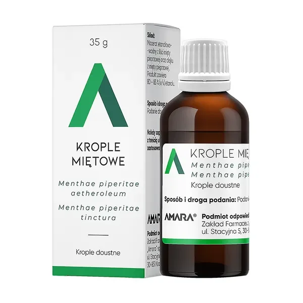 Krople miętowe (Nalewka miętowa) 35g [AMARA] - AMARA