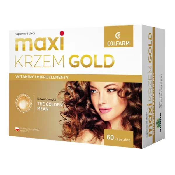 Krzem Gold z witaminami i aminokwasami 60 kapsułek [Max] - Max