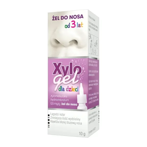 Ksylometazolina 0,05% 10g żel do nosa [Xylogel] - Xylogel