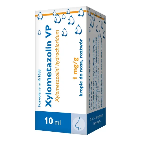 Ksylometazolina 0.1% krople do nosa 10 ml [POLFA] - POLFA