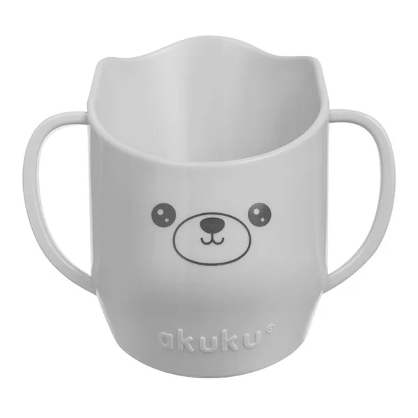 Kubek do nauki picia 150 ml szary [Akuku] - Akuku