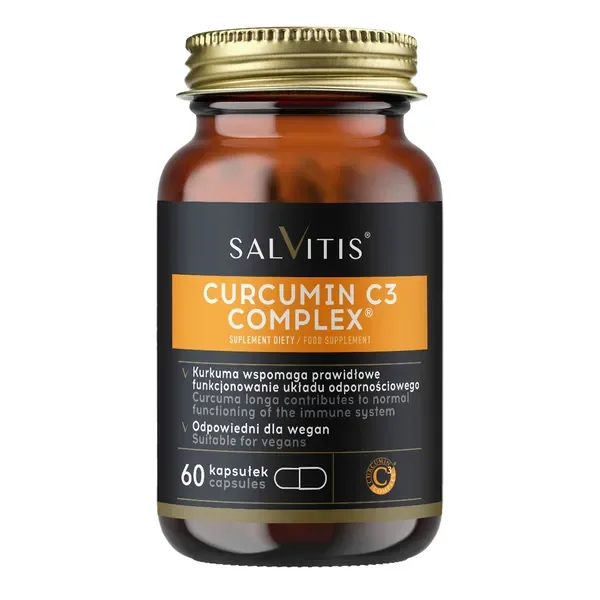 Kurkumina C3 Complex 225 mg 60 kapsułek [Salvitis] - Salvitis