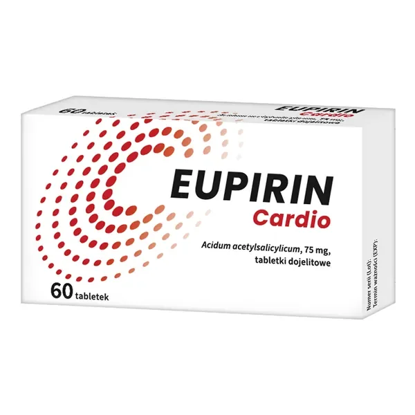 Kwas acetylosalicylowy 75 mg 60 tabletek [Eupirin] - Eupirin