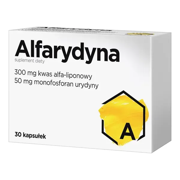 Kwas alfa-liponowy 300 mg 30 kapsułek [Alfarydyna] - Alfarydyna