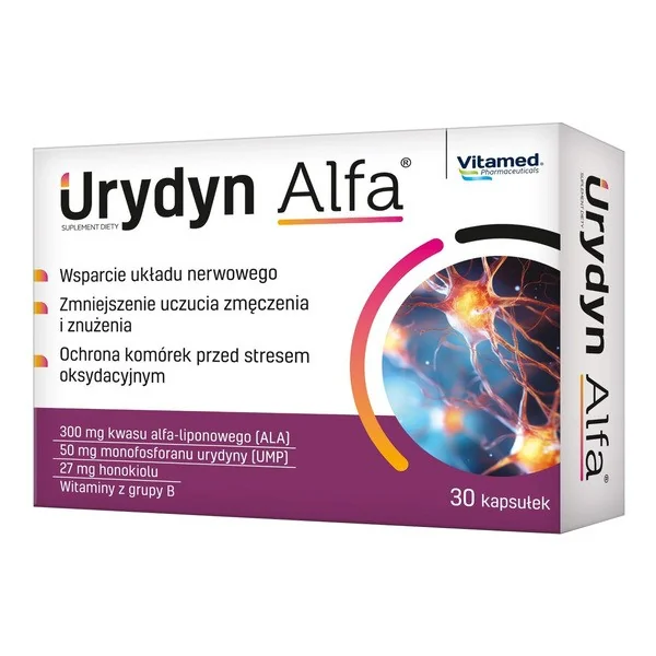 Kwas alfa-liponowy 300mg 30 kapsułek [Urydyn Alfa] - Urydyn Alfa