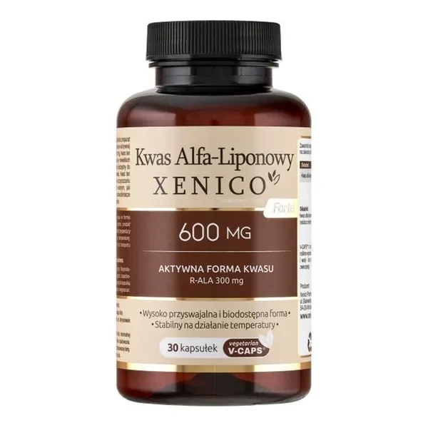 Kwas Alfa-Liponowy 600 mg 30 kapsułek [Xenico] - Xenico